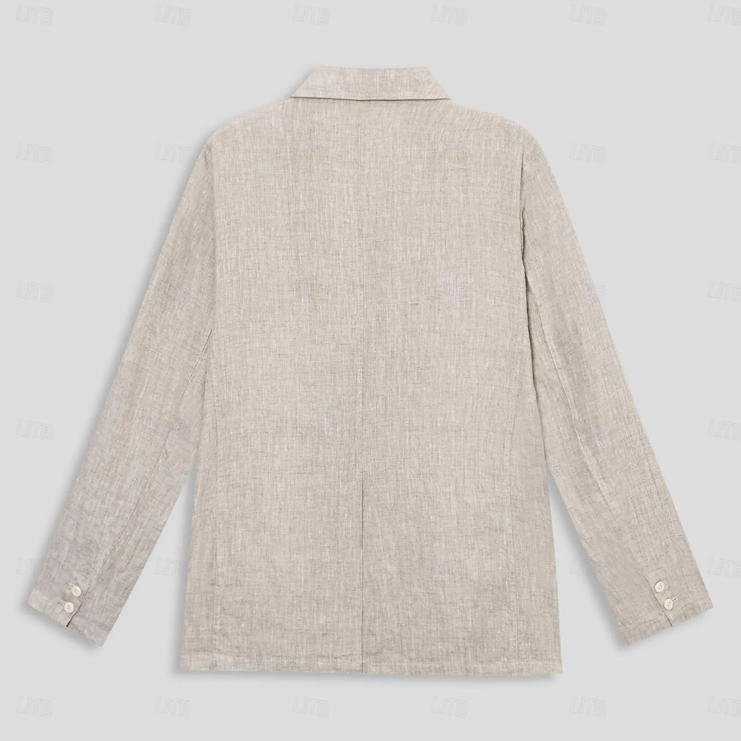 100% Linen Single Breasted Blazer Jacket