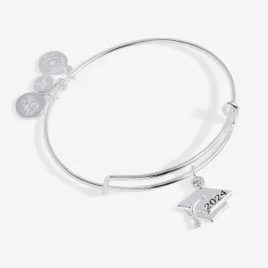 2024 Graduation Cap Charm Bangle