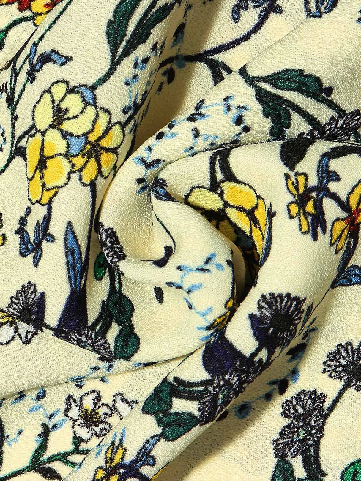 3/4 Length Sleeve Floral Print Dresses