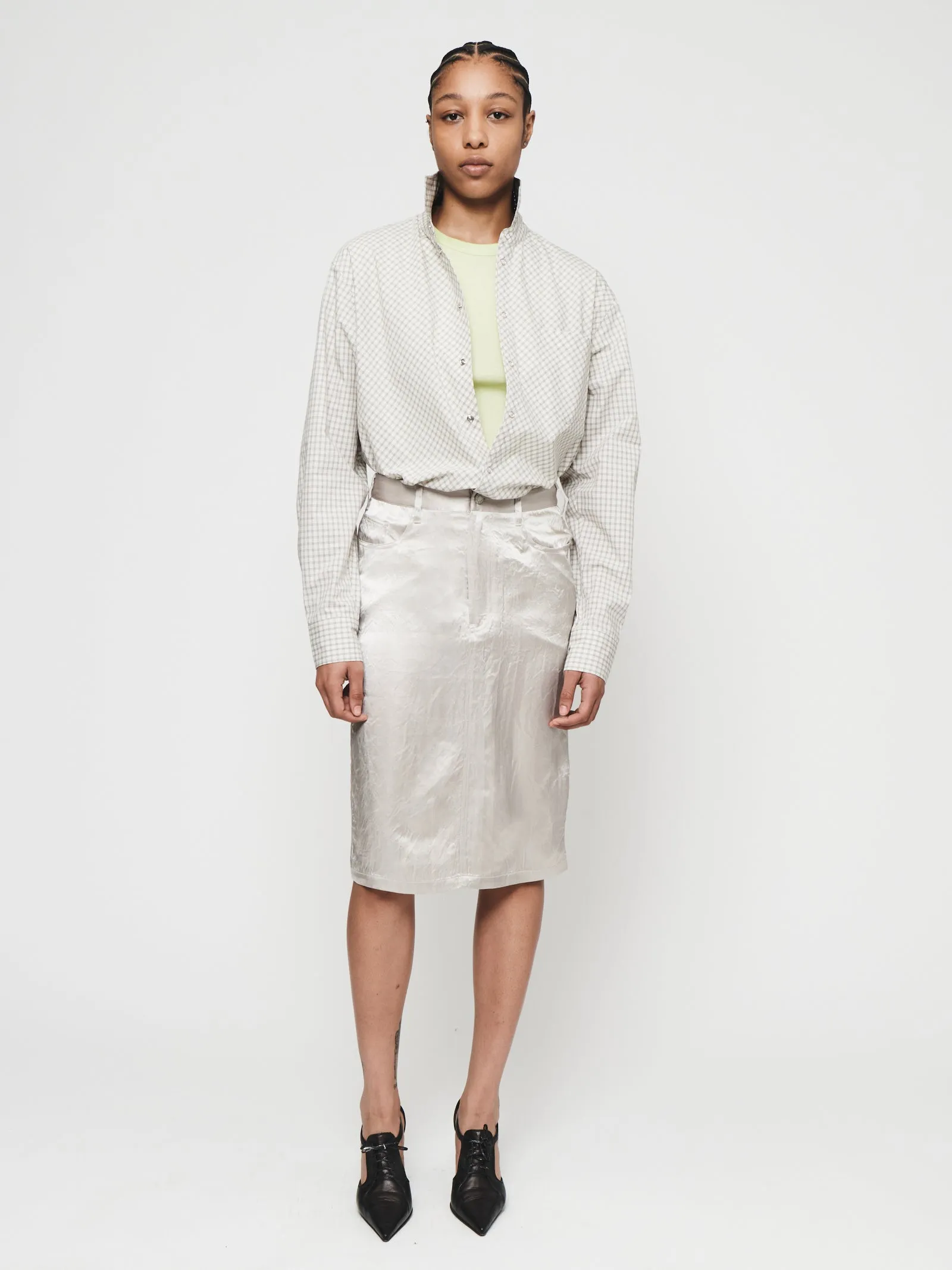 5-PKT Skirt in Champagne