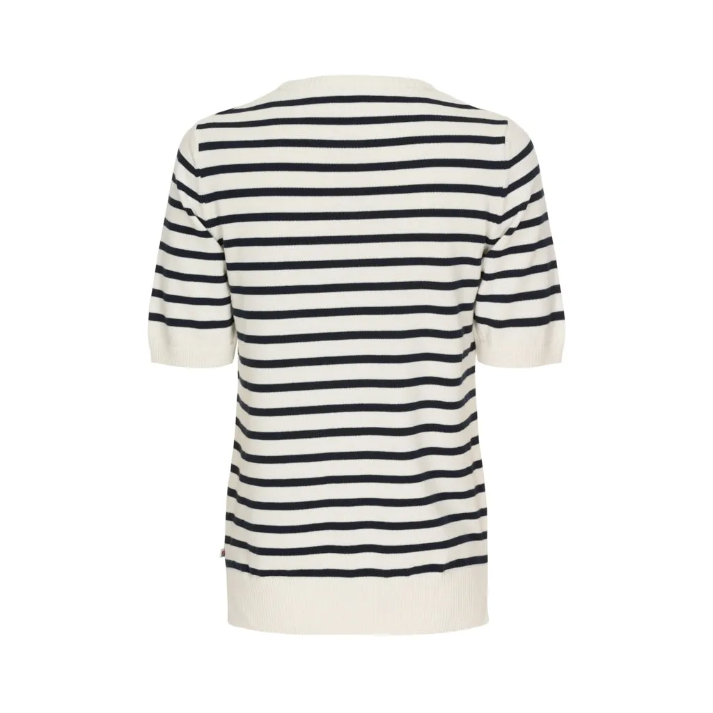 Aimee knit - Off White Stripe