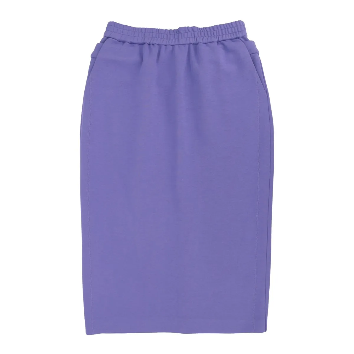 Air Layer Double Waist Skirt in Purple
