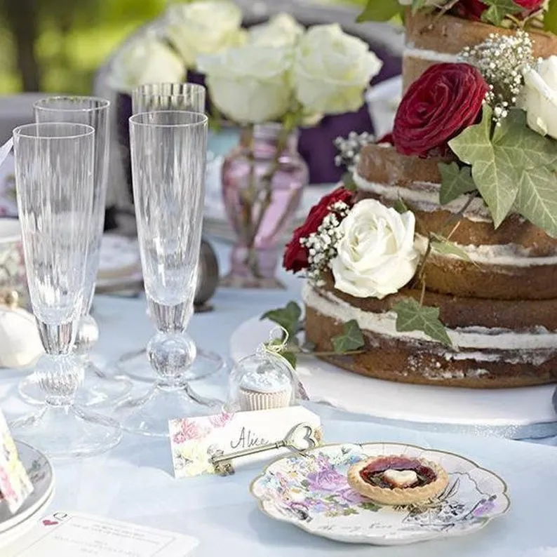 Alice in Wonderland Bunting Banner