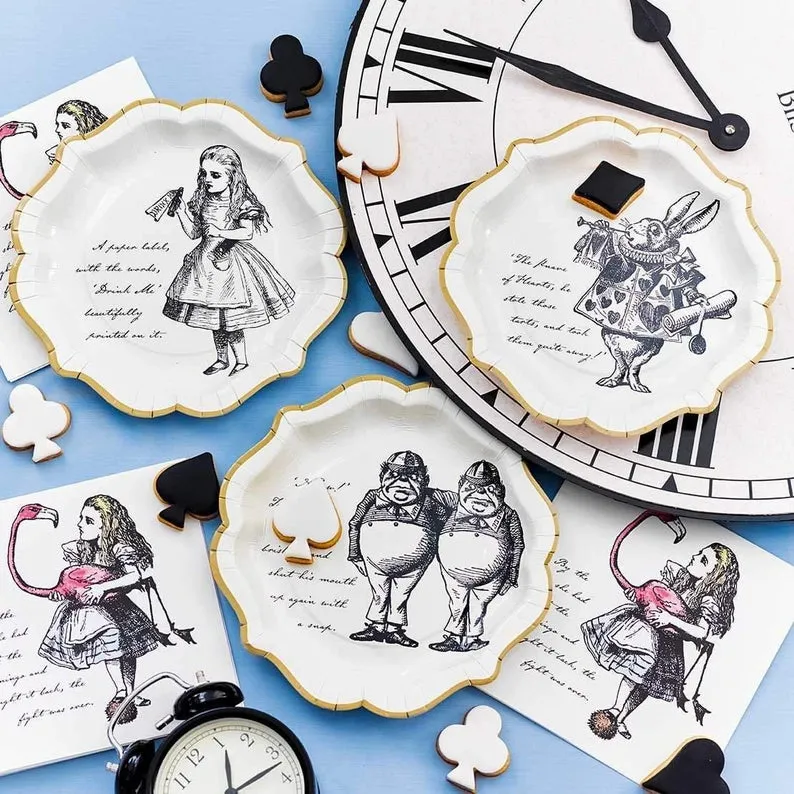 Alice in Wonderland Bunting Banner