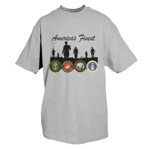 America's Finest T-Shirt Grey