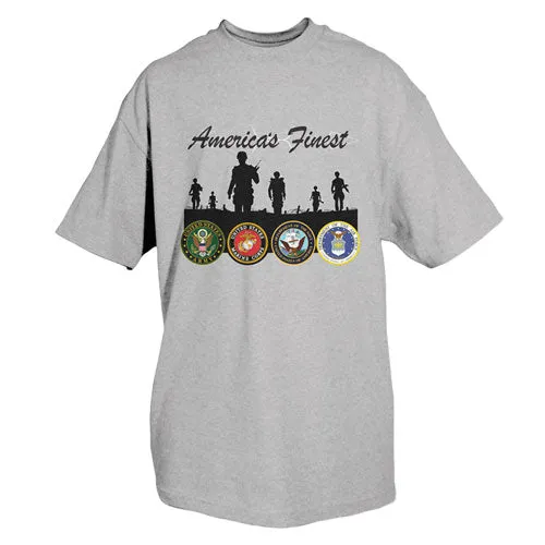 America's Finest T-Shirt Grey