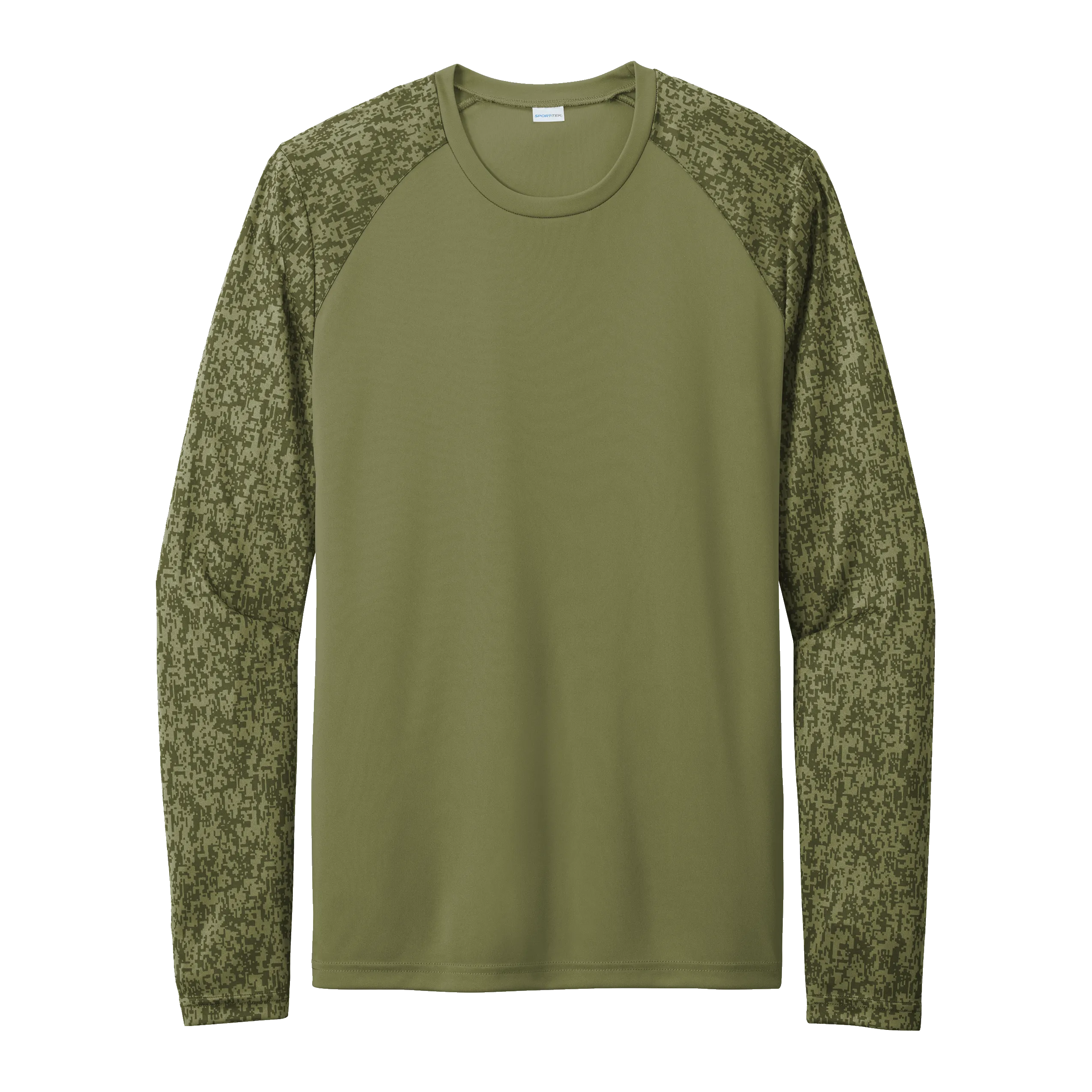 B2104 Long Sleeve Digi Camo Tee