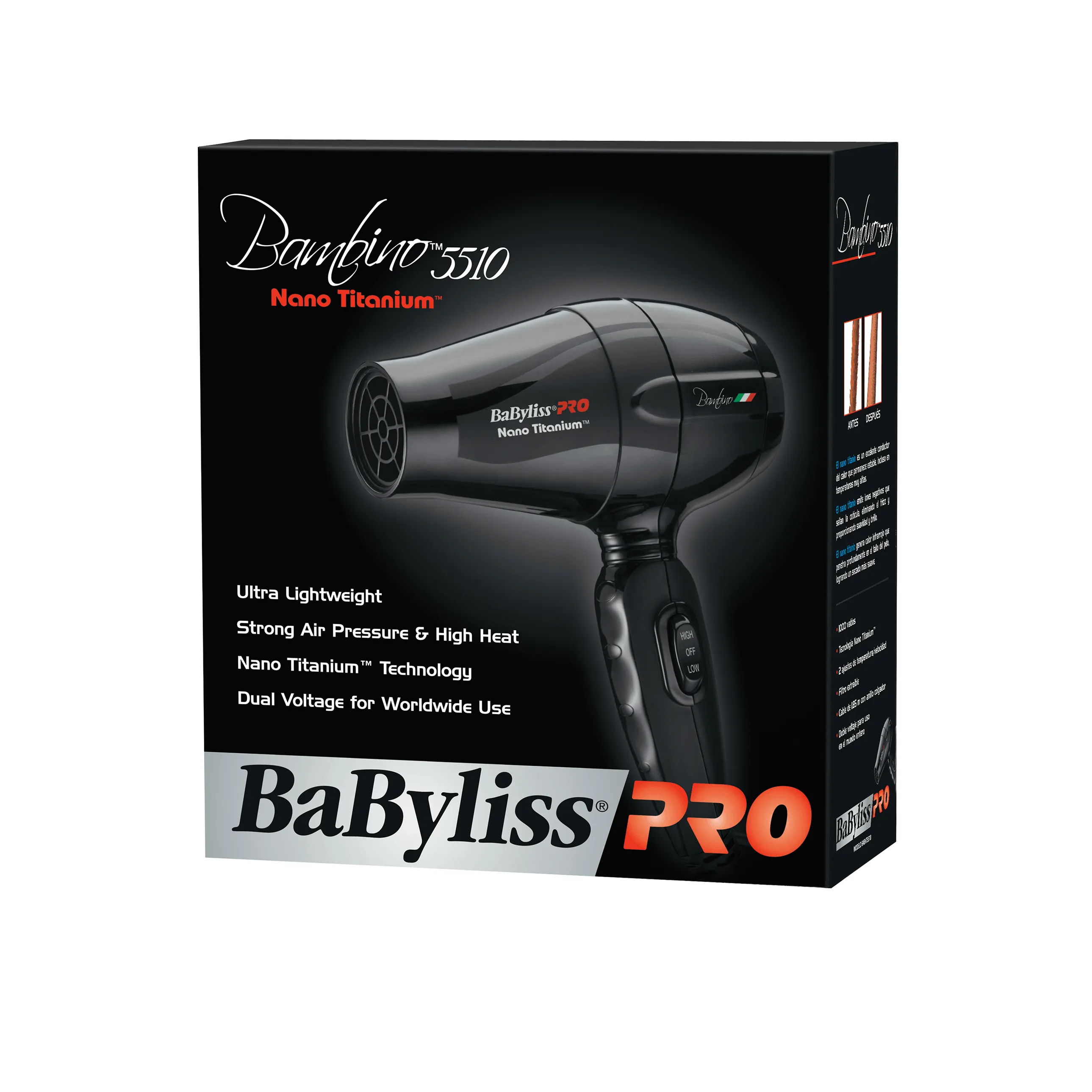 BaByliss Pro Nano Titanium Bambino