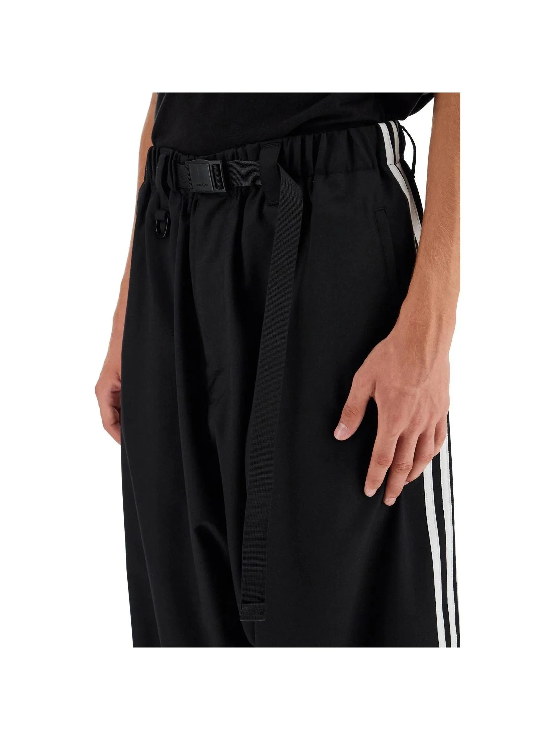 Baggy Striped Twill Trousers