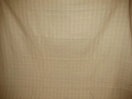 Beige & Cream Colour Chambray Linen~Plaids~58 Width.&quot;