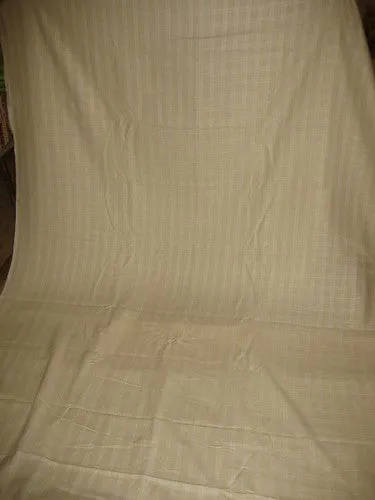 Beige & Cream Colour Chambray Linen~Plaids~58 Width.&quot;