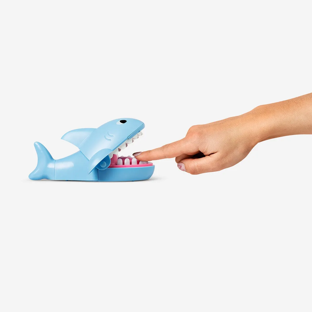 Biting shark
