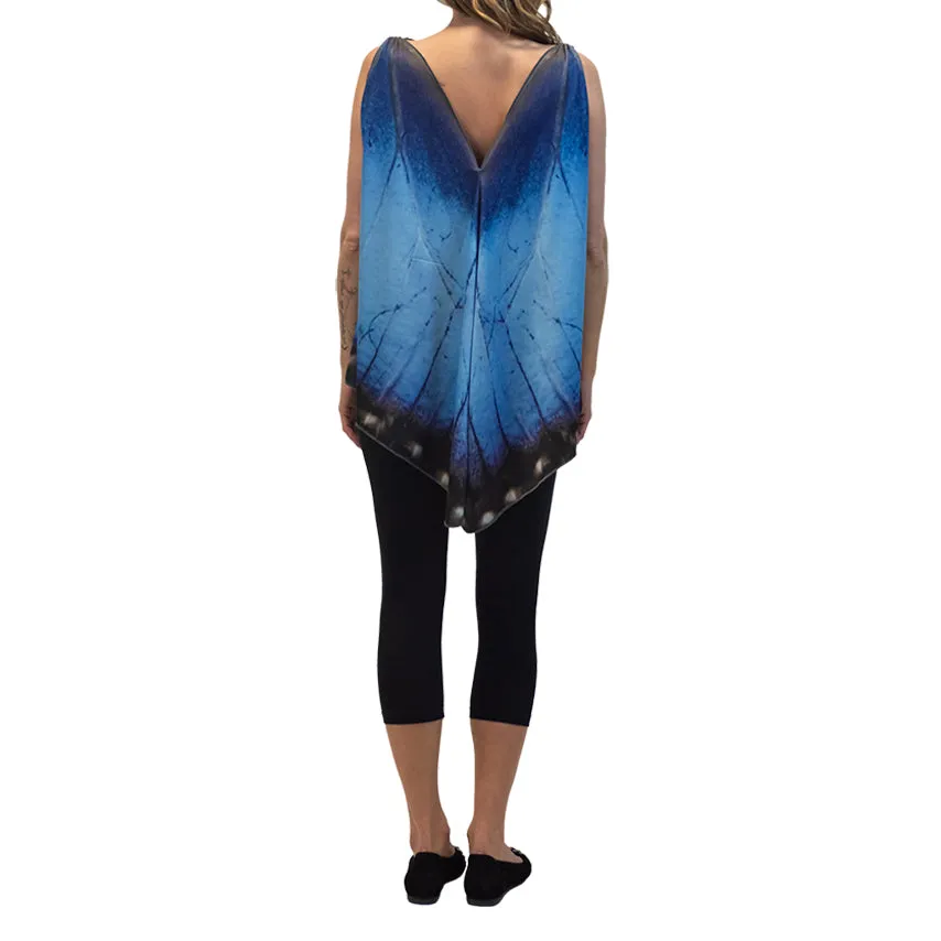 Blue Morpho Butterfly Tunic