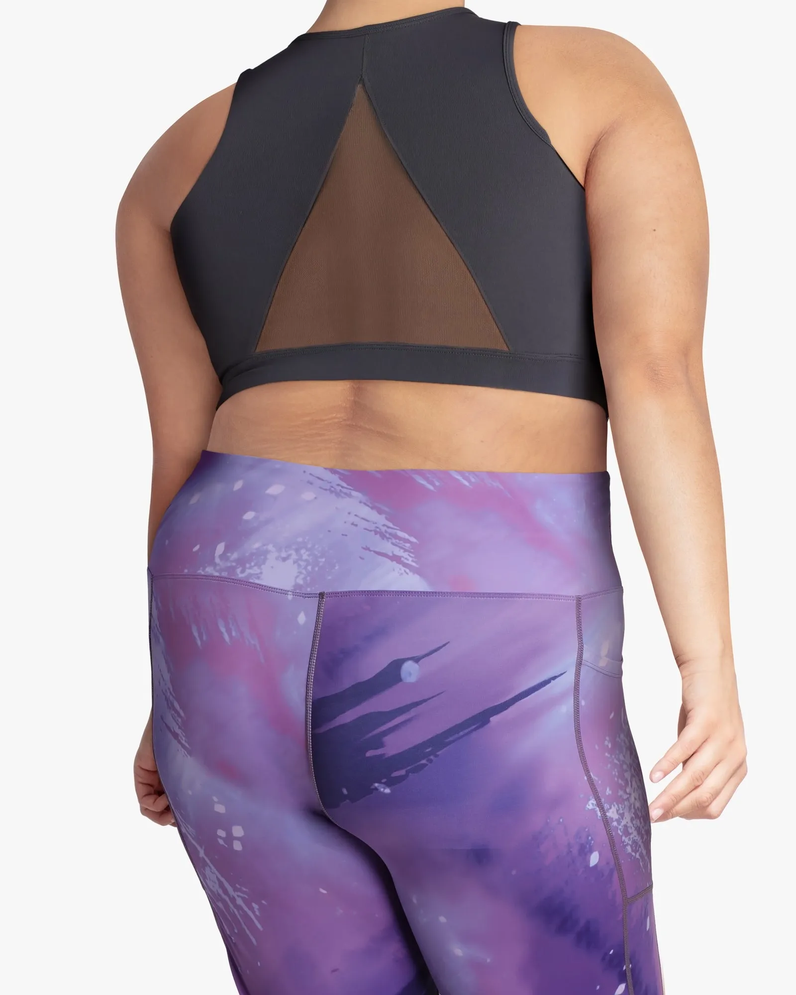 Bolt Sports Bra | Charcoal Grey