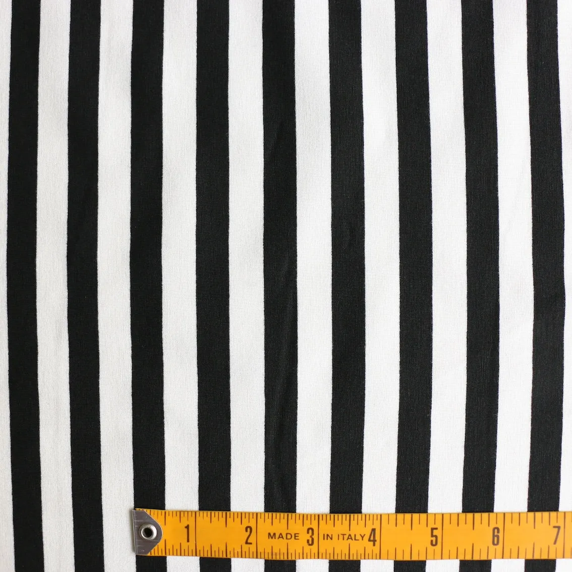 Breton Stripe Milk/Black Jersey
