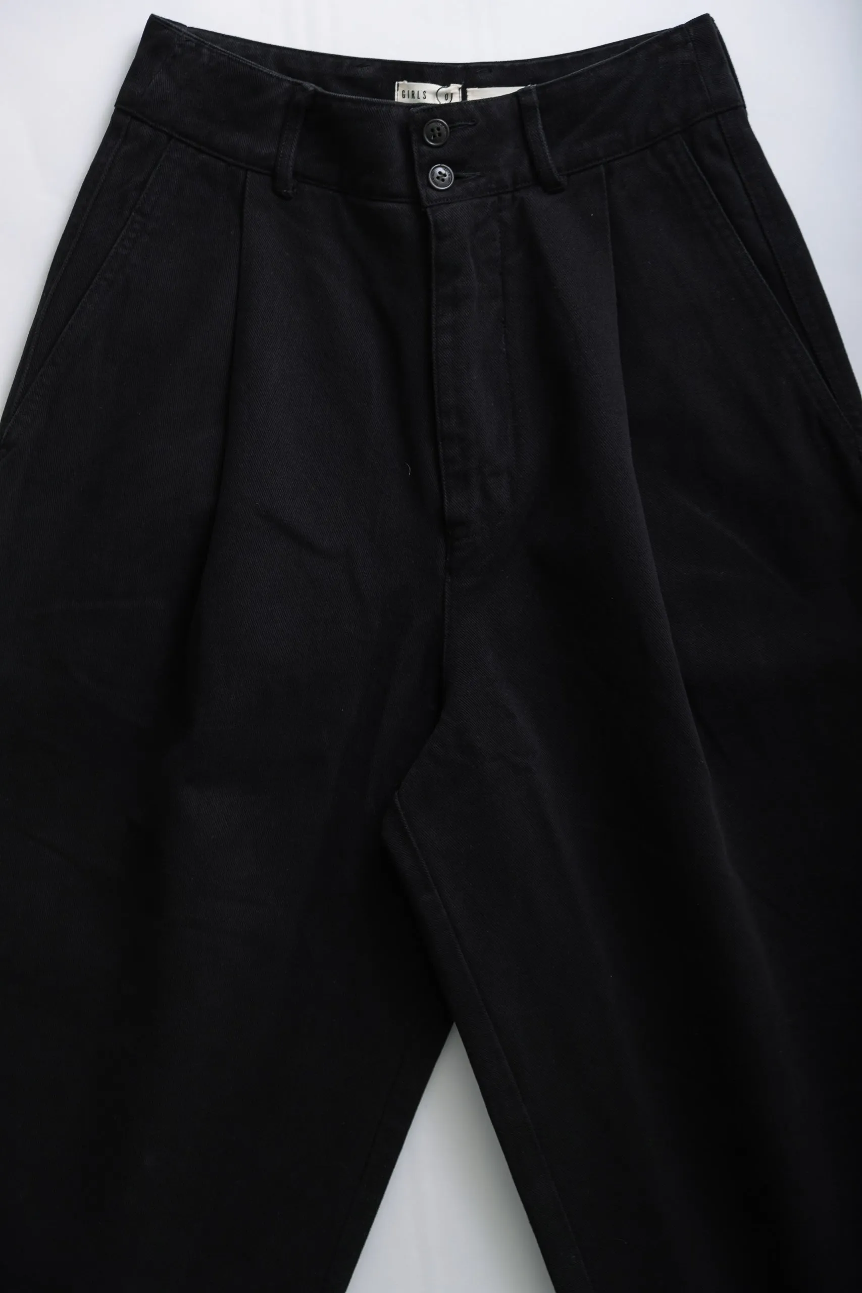 BRITISH WORKER PANT - BLACK