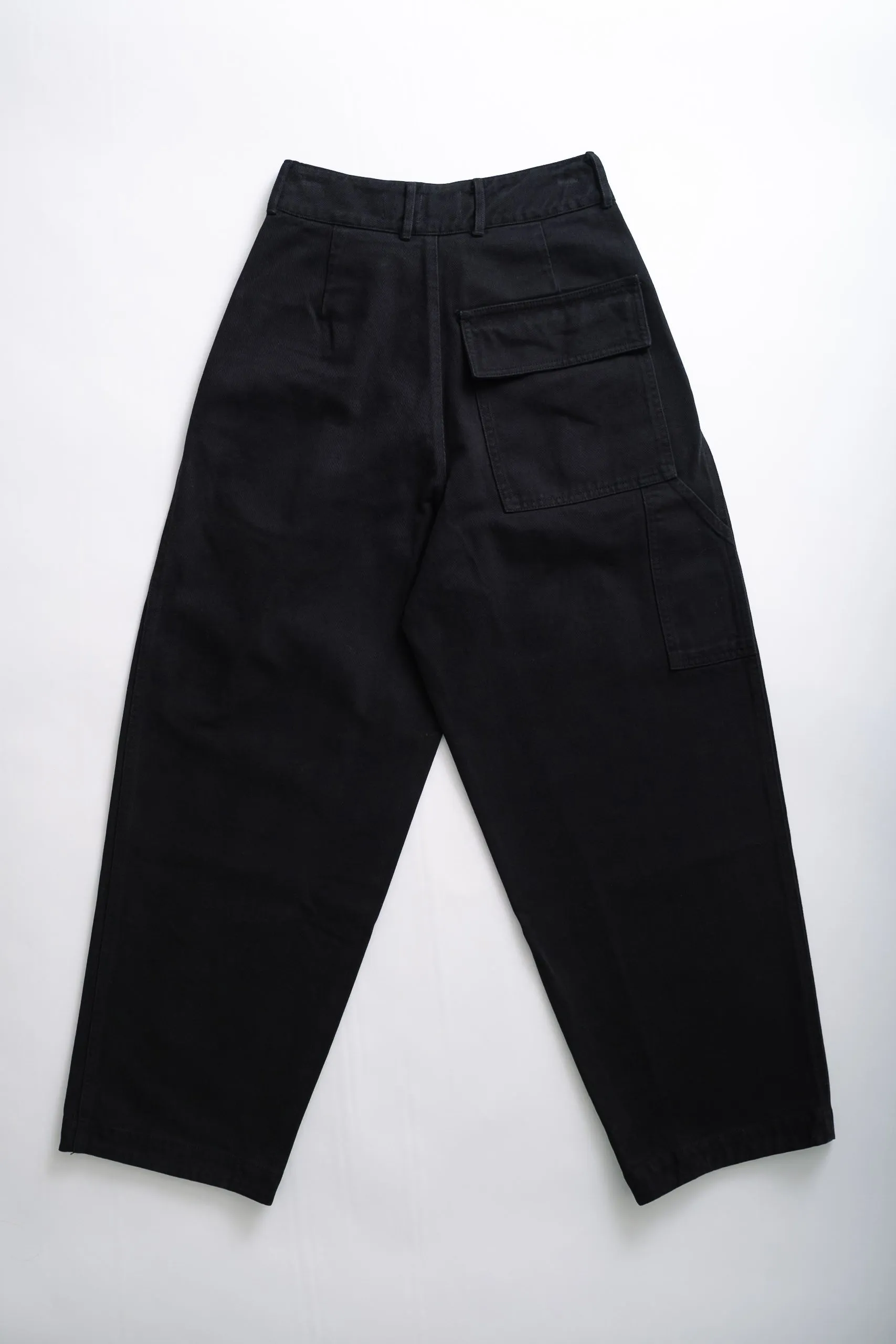 BRITISH WORKER PANT - BLACK