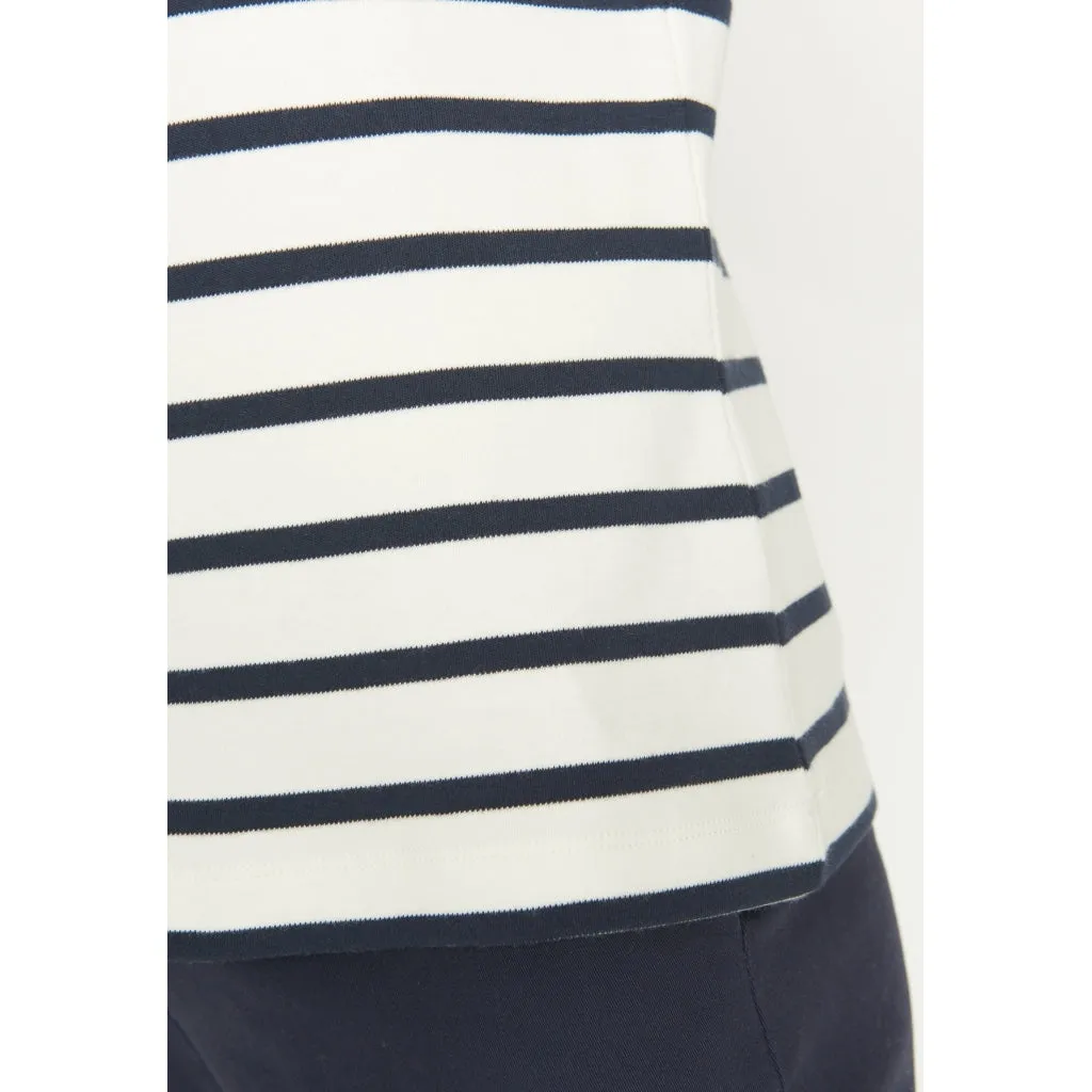 Catalina long sleeve T-shirt - Off White Stripe
