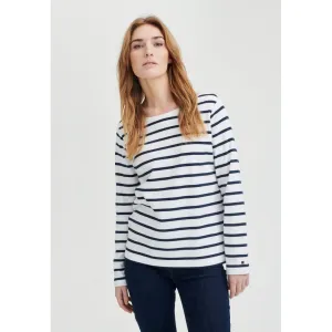 Catalina long sleeve T-shirt - Off White Stripe