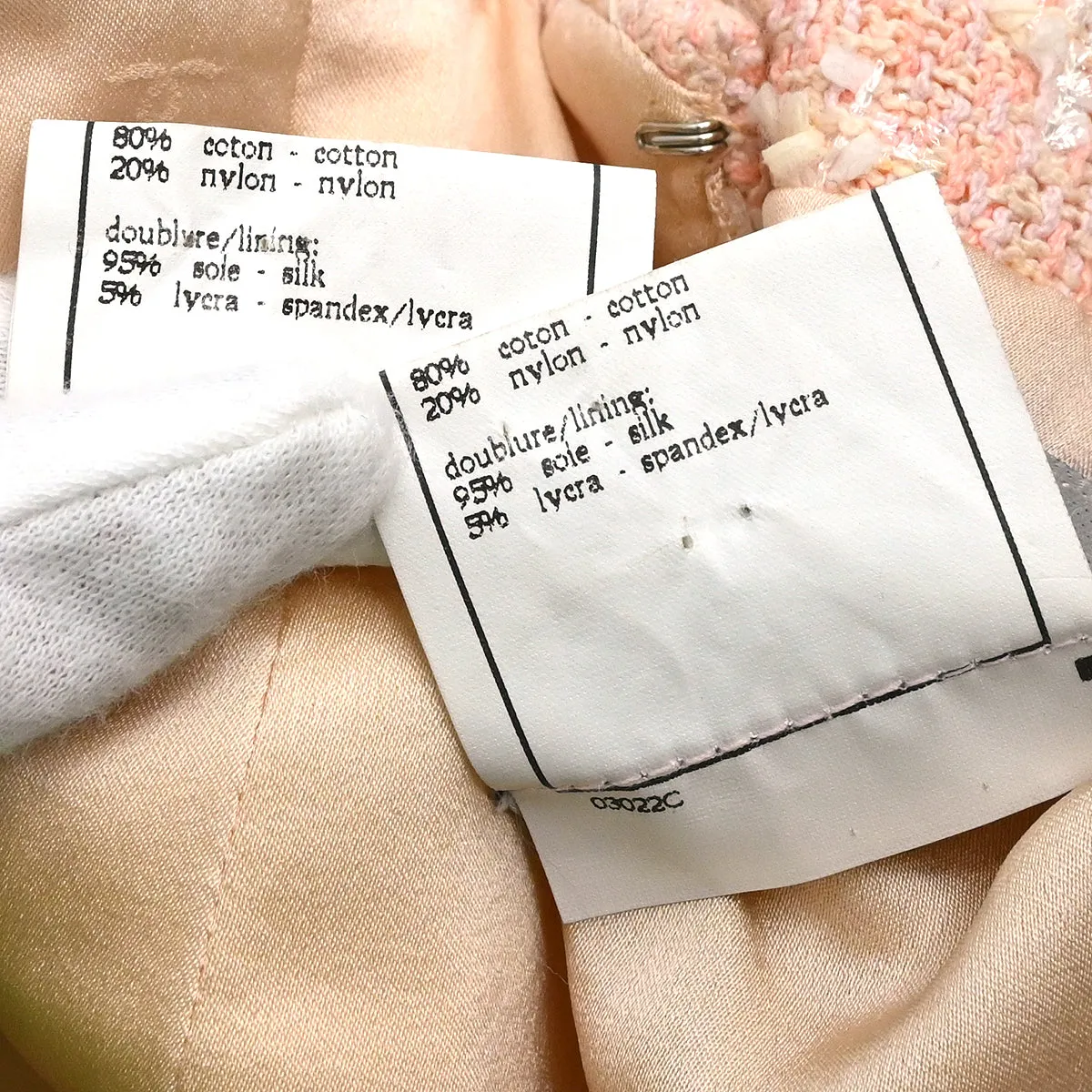 Chanel 1995 Setup Suit Jacket Skirt Pink #36
