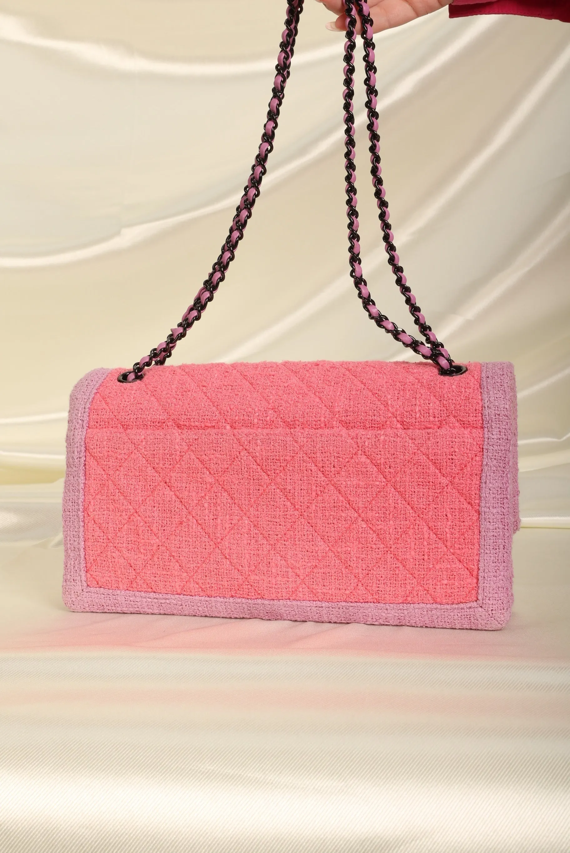 Chanel 2016 Two-Tone Tweed Flap Bag