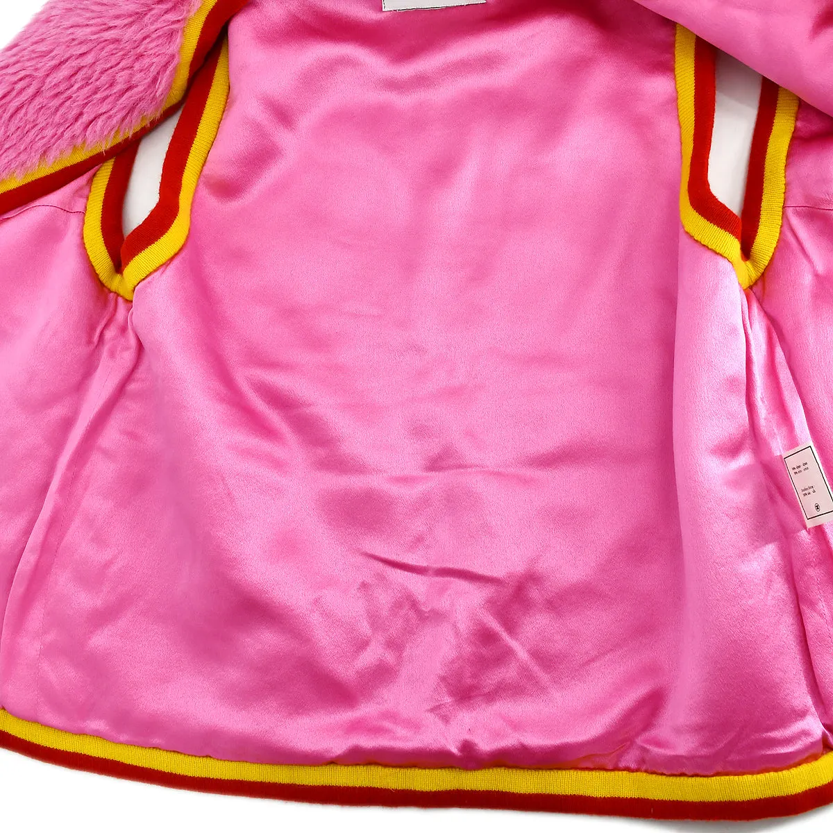 Chanel Sleeveless Fur Vest Jacket Pink