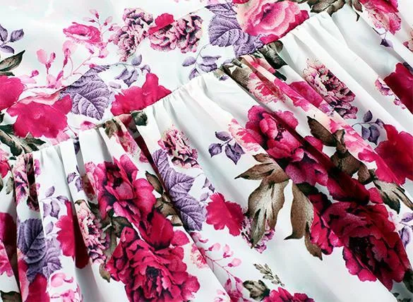 Clearance Women Casual Floral Printed Long Sleeve Long Dress