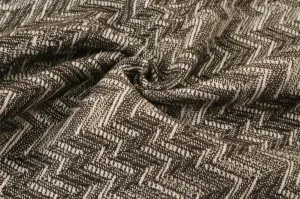 Cotton Chevron Brown