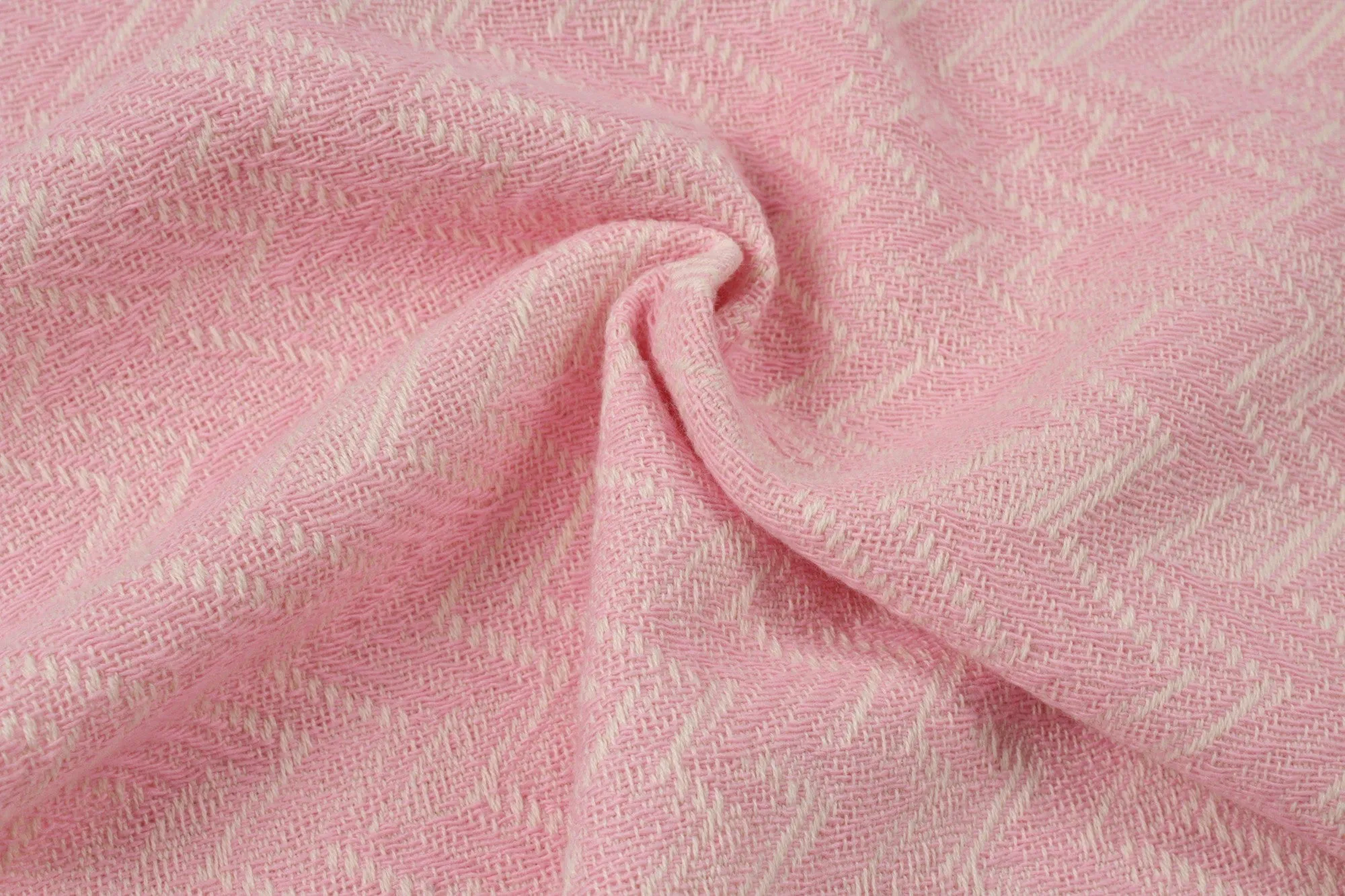 Cotton Chevron Pink