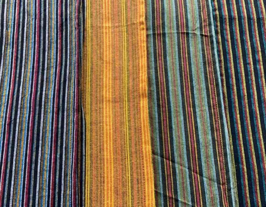 Cotton Straight-Cut Bhutani Trim Wrap Skirt – Prepack of 4 Colors - Stripes
