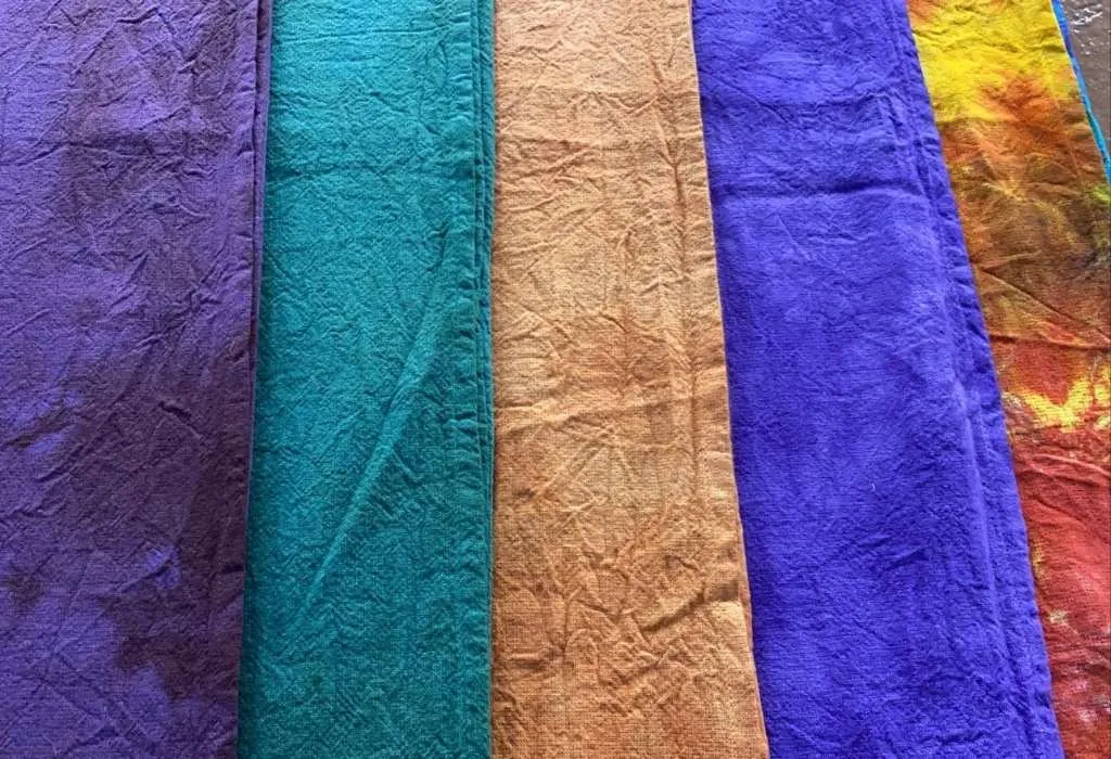 Cotton Straight-Cut Bhutani Trim Wrap Skirt – Prepack of 5 Colors - Tie-Dye