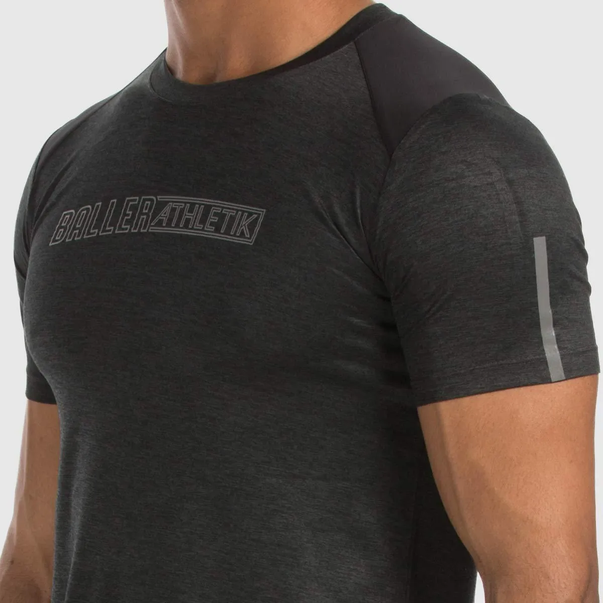 Crew Neck Tee - Charcoal Grey