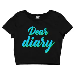 Crop Top - Dear Diary