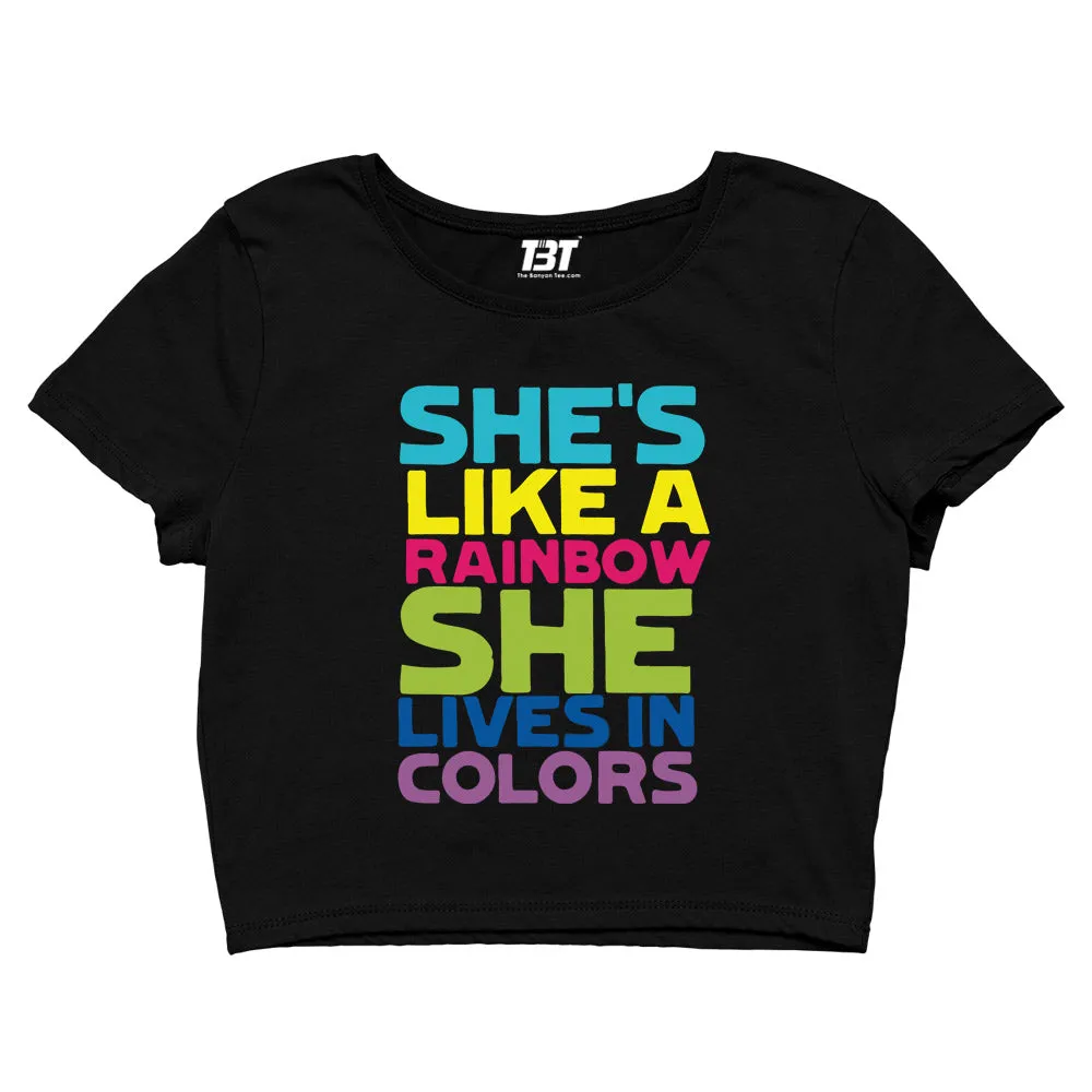 Crop Top - She's Like A Rainbow