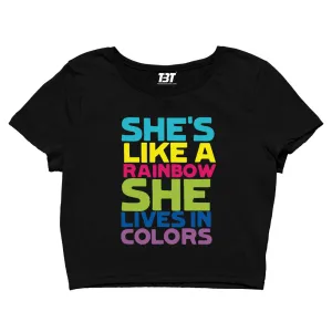 Crop Top - She's Like A Rainbow