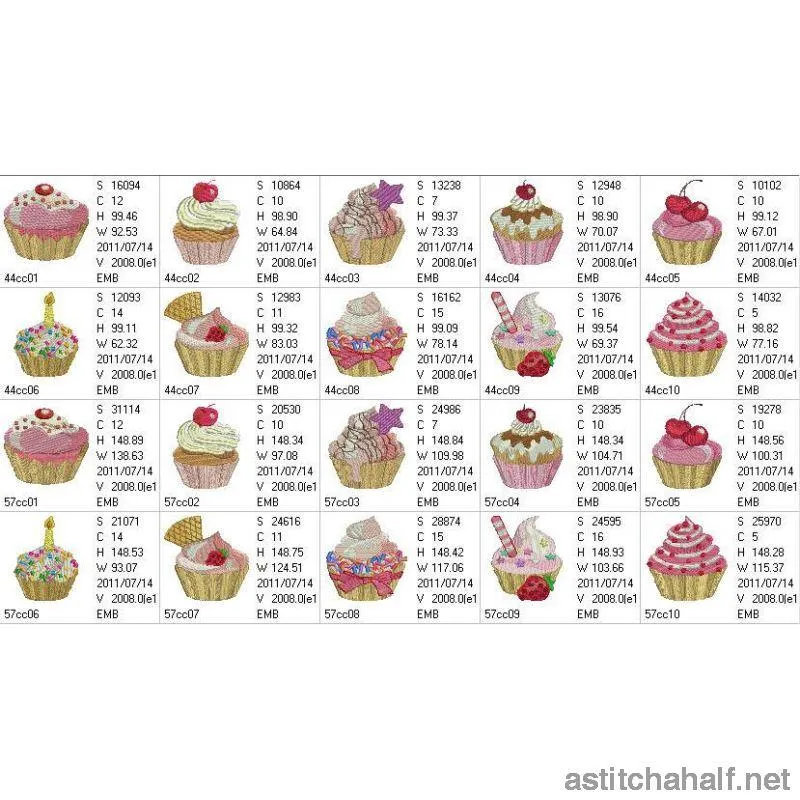 Cutie Pie Cupcakes Combo