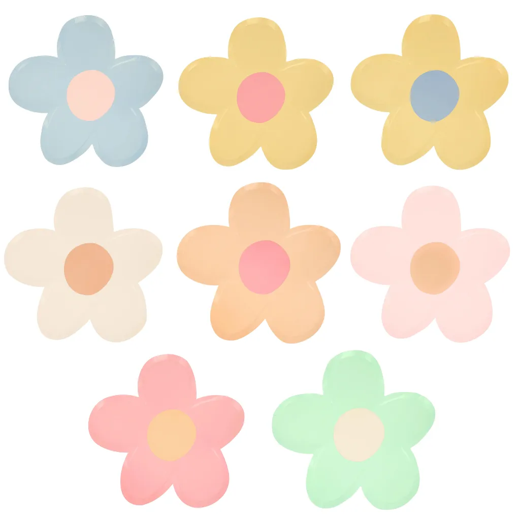 DAISY SHAPED PLATES