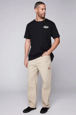 DORFMAN - Carpenter Pant In Brushed Twill - Tan