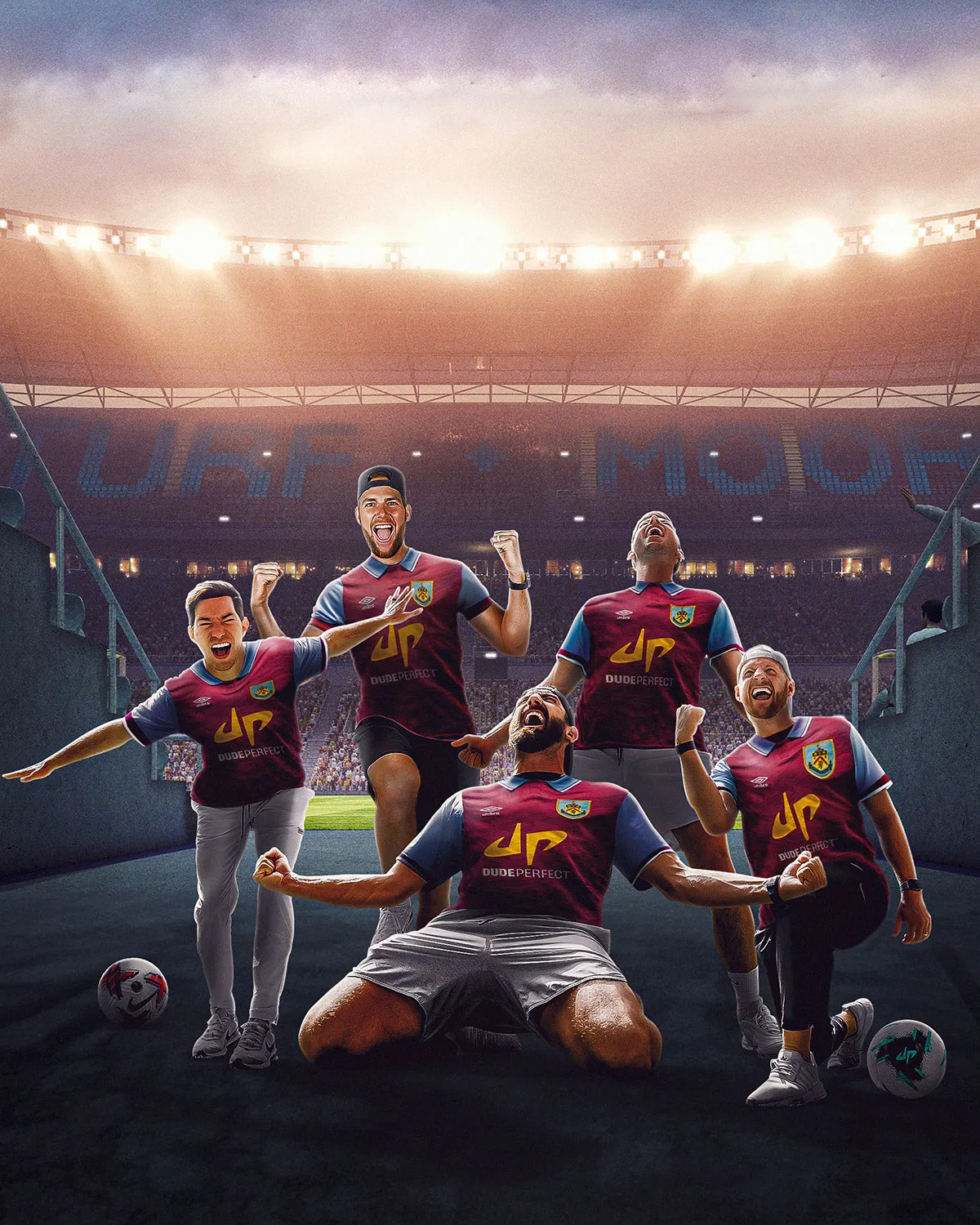 Dude Perfect x Burnley Youth Soccer Jersey (Third Jersey)