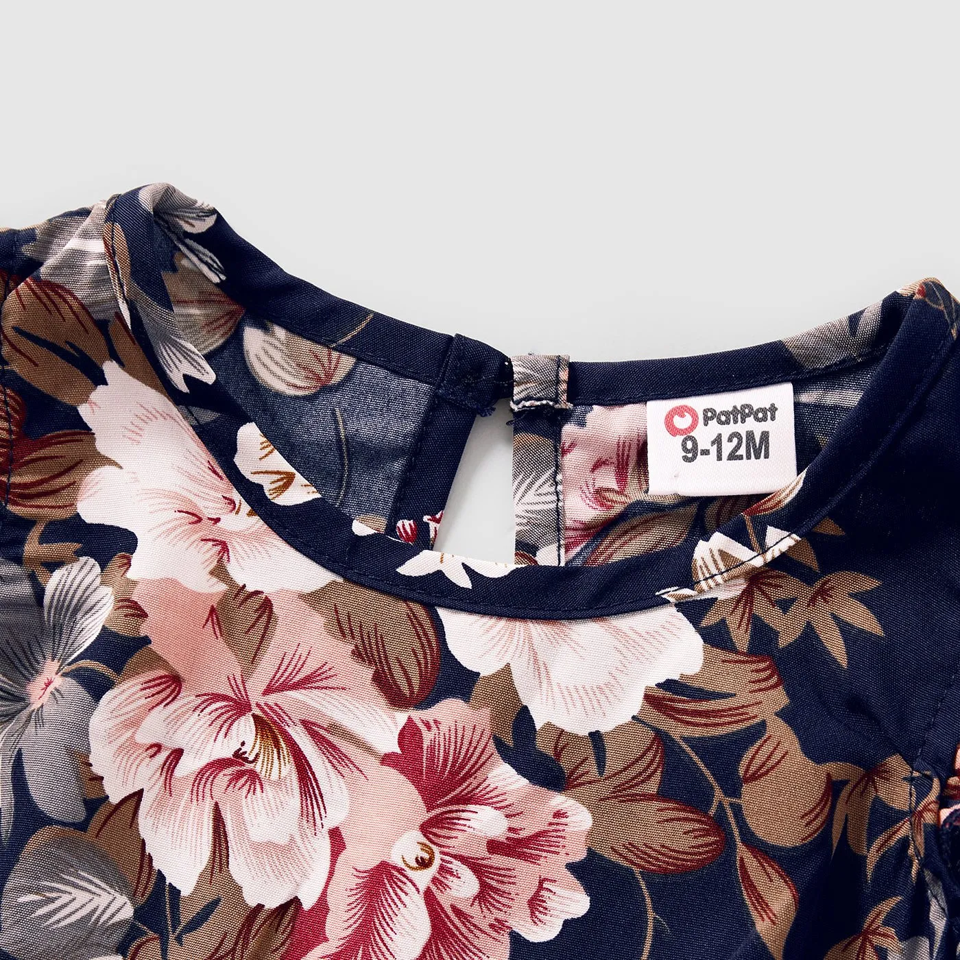 Family Matching Sleeveless Floral Print Spliced Midi Dresses and Short-sleeve Striped T-shirts Sets