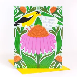 floral Mother's Day card, card for mom who loves gardening, seed packet Mother's Day card