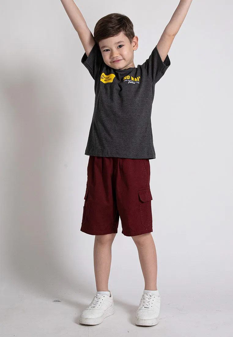Forest Kids 100% Cotton Twill Cargo Pants Men Short Pants Men | Seluar Pendek Lelaki - FK65038