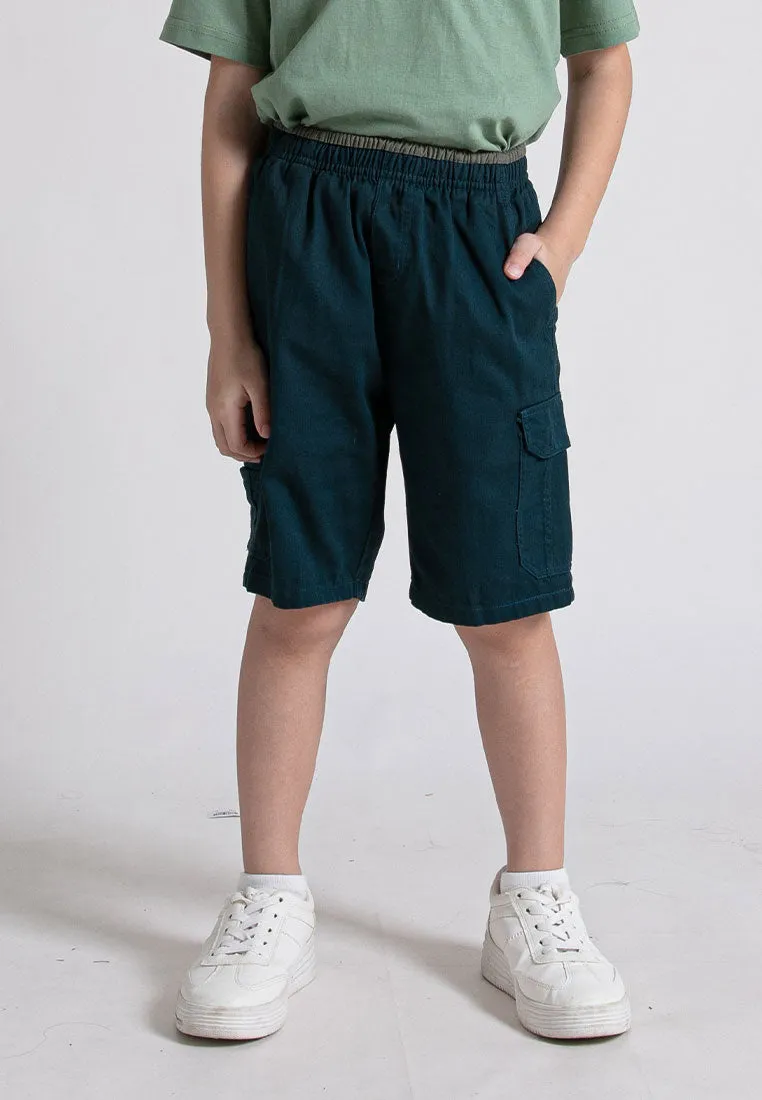 Forest Kids 100% Cotton Twill Cargo Pants Men Short Pants Men | Seluar Pendek Lelaki - FK65038