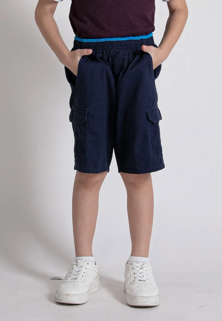 Forest Kids 100% Cotton Twill Cargo Pants Men Short Pants Men | Seluar Pendek Lelaki - FK65038