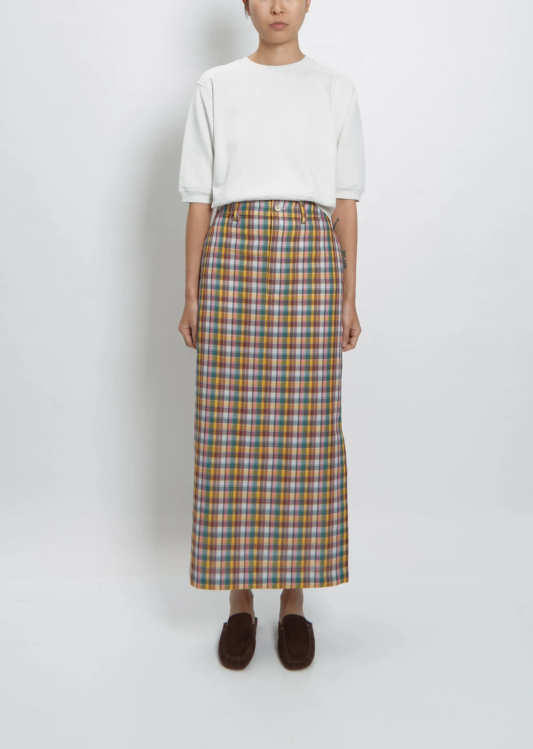 Giza Light Weight Double-Cloth Skirt