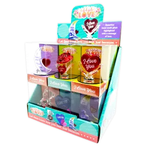 Glass Mini Keepsake - 12 Pieces Per Retail Ready Display 25047