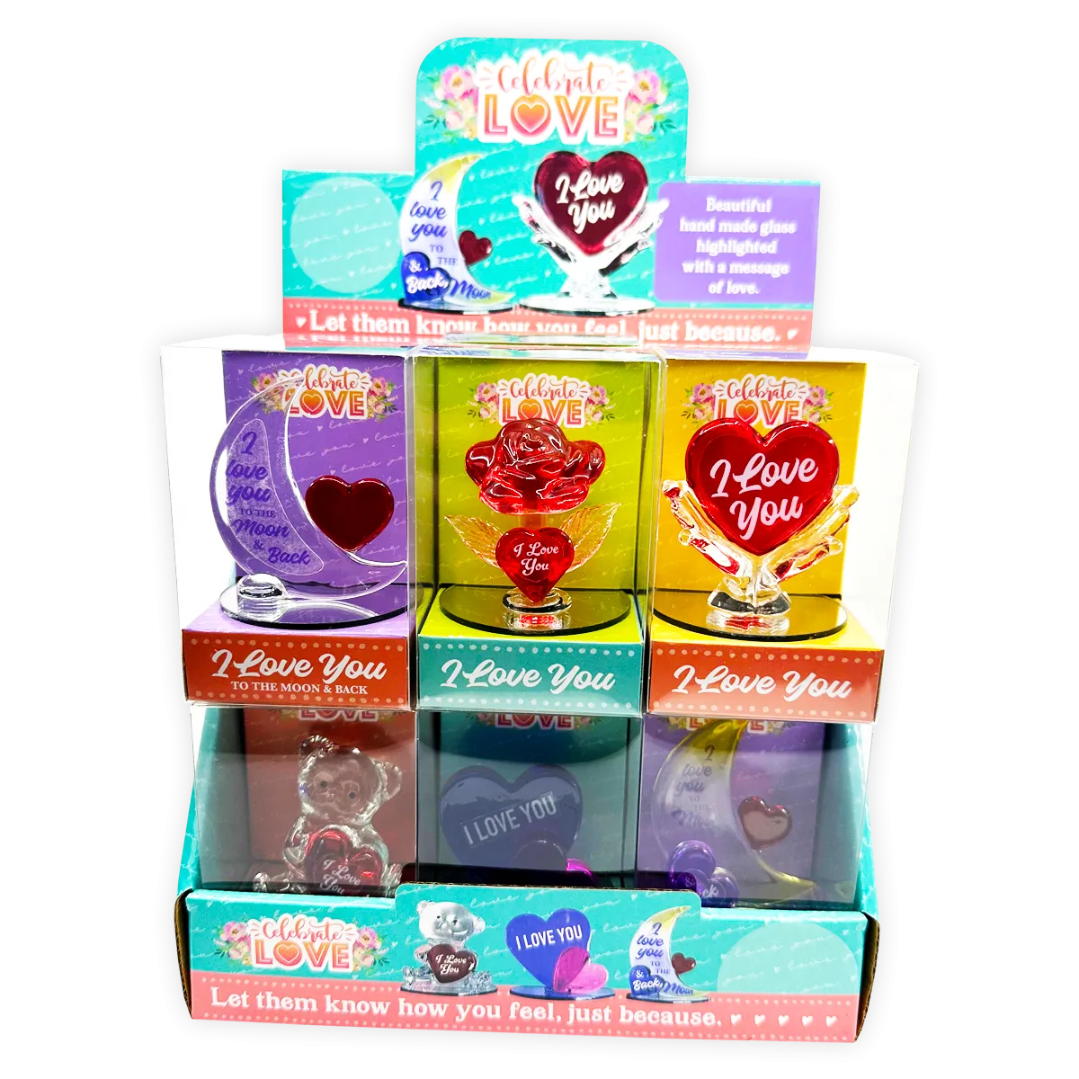 Glass Mini Keepsake - 12 Pieces Per Retail Ready Display 25047