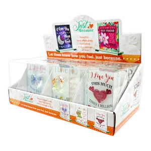 Glass Mini Plaque Keepsake - 6 Pieces Per Retail Ready Display 25056