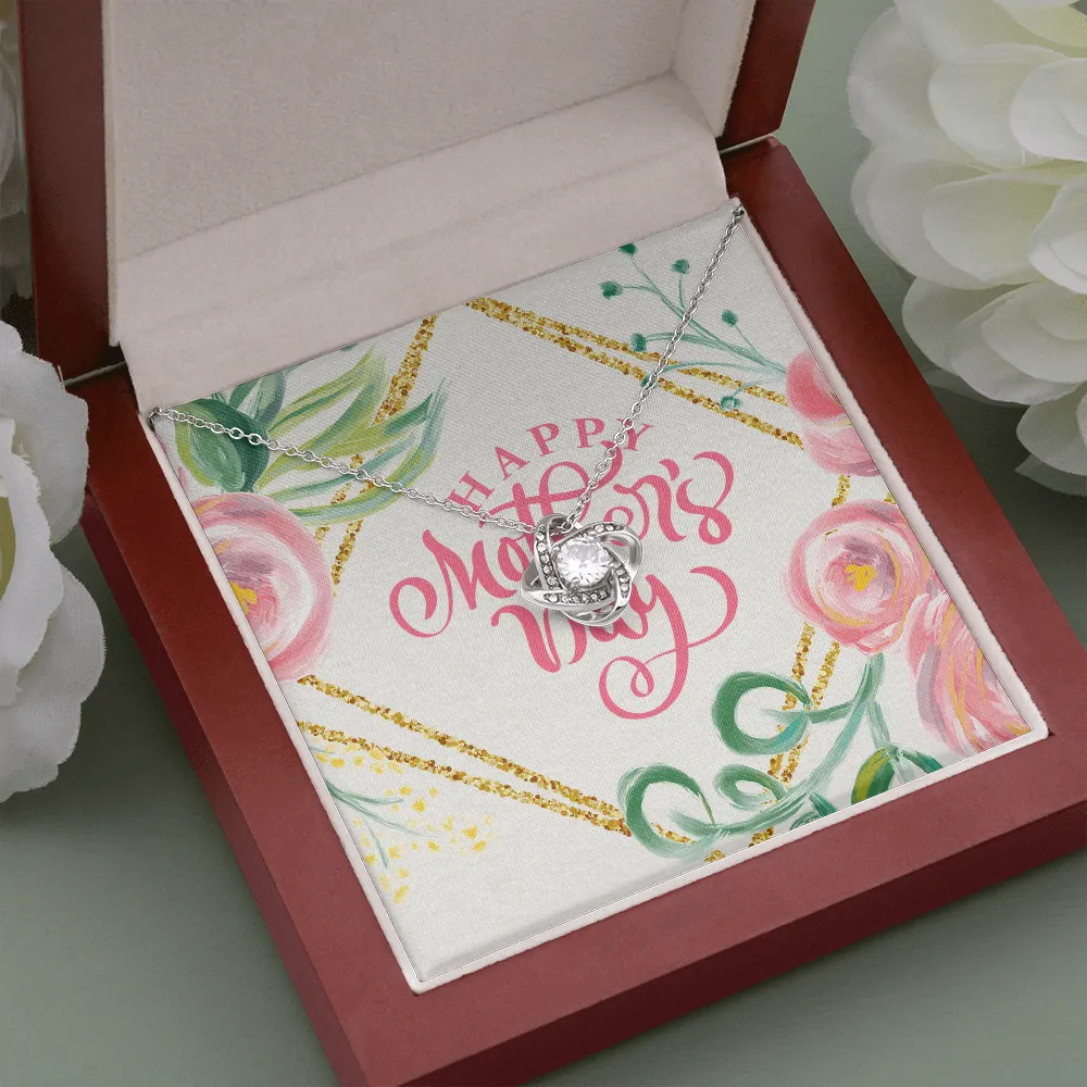 Happy Mother's Day Love Knot Necklace