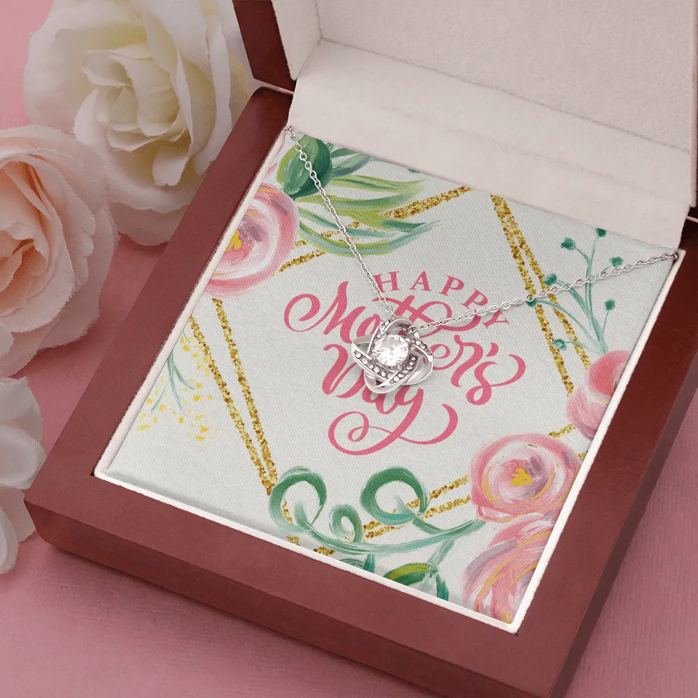 Happy Mother's Day Love Knot Necklace